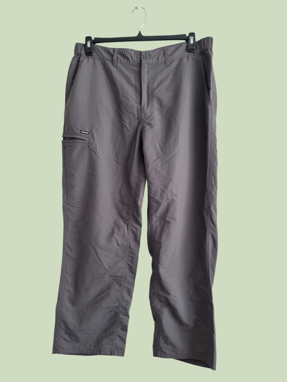 Patagonia Guidewater Pants Hiking Outdoor Nylon Mens Large Gorpcore Gray 82101